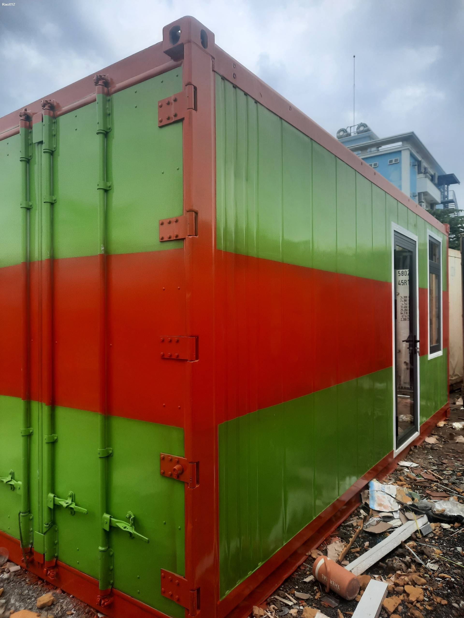 container lạnh được cải tạo thành văn phòng, nhà ở