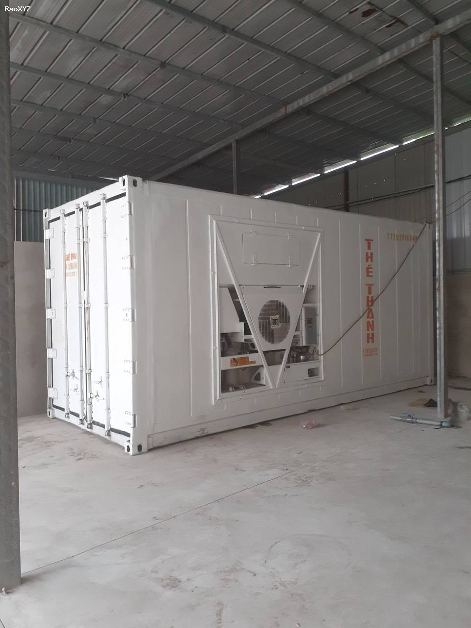 Container lạnh 20ft đóng hàng bao hiệu quả