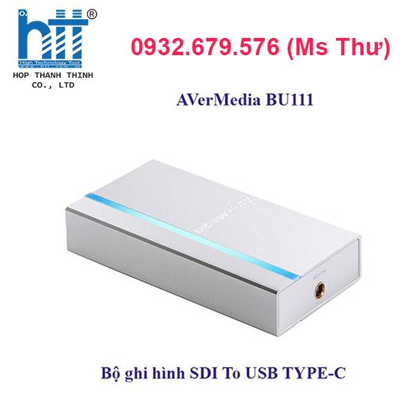 Thiết bị ghi hình SDI to USB Type C AverMedia BU111 chính hãng