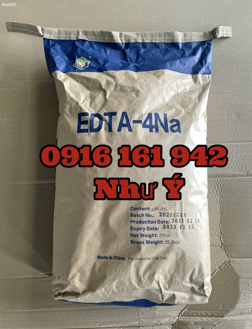 EDTA khử kim loại nặng, EDTA - 4NA khử phèn