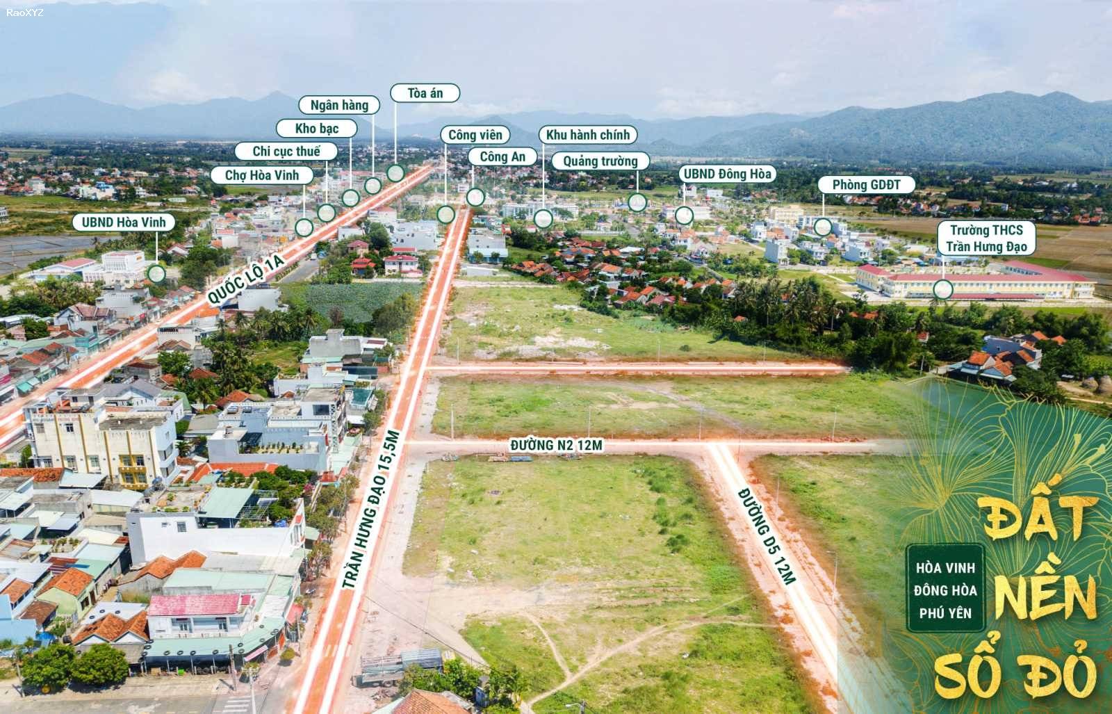 2 suất ngoại giao đất đấu giá thuộc Khu kinh tế Nam Phú Yên, gần sân bay quốc tế.