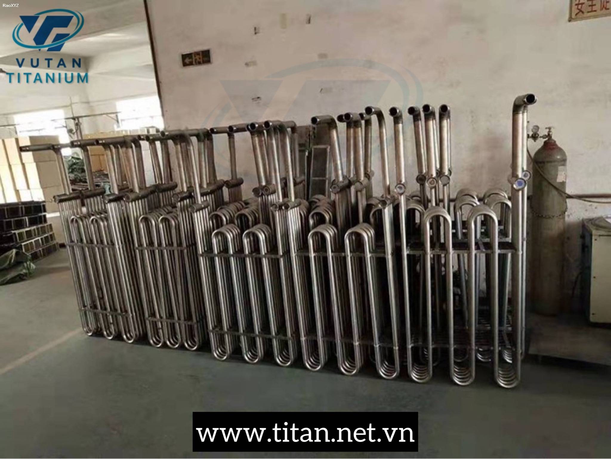 Ống trao đổi nhiệt titan-giàn gia nhiệt titan-ống ruột gà titan-gia công titan