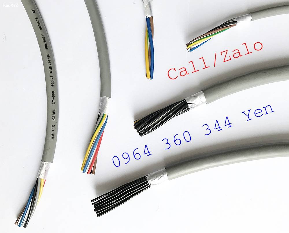 Cáp chống nhiễu Altek Kabel điện áp 300-500V