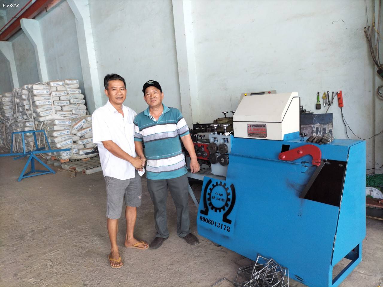 Giao máy bẻ đai tai dê xây dựng tại Kiên Giang