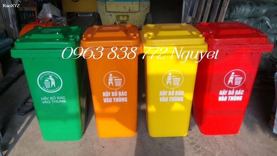 Thùng rác nhựa giá rẻ tại TP.HCM - lh 0963 838 772