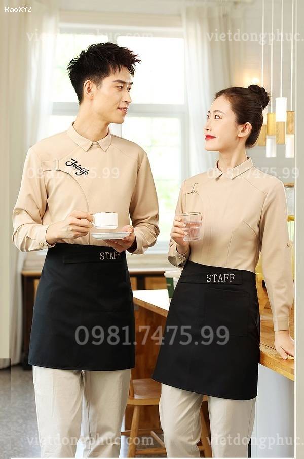 Xưởng nhận may đồng phục quán cafe đẹp cao cấp với giá cạnh tranh‎