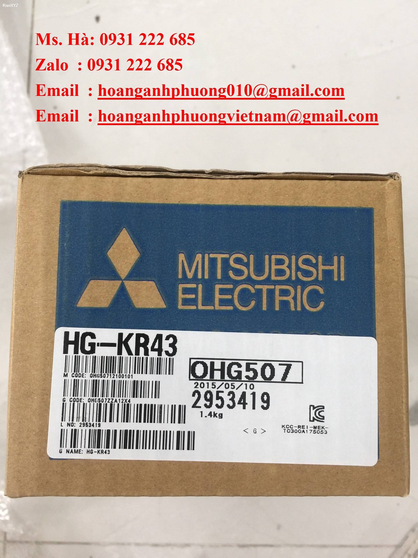 HG-KR43 Động cơ mitsubishi nhập mới 100%