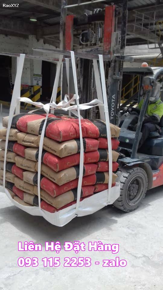Bạt tải cẩu sling 1 tấn - 2  tấn, manh cẩu hàng xuất khẩu tại cảng