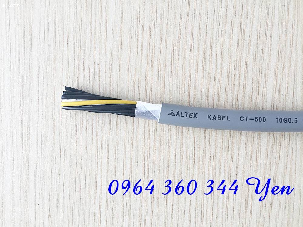Cáp điều khiển CVV/CVV-S Altek Kabel 10C x 0.5 SQMM
