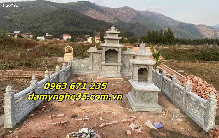 35 Mẫu lăng mộ đá đẹp bán tại Hà Nội