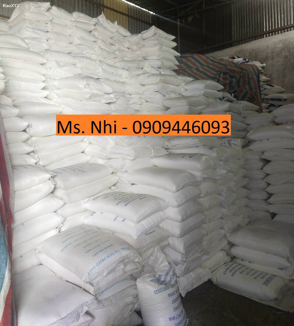 Muối tinh khiết Thái Lan - NaCl - Refined Salt - Muối tinh khiết Trung Quốc - Bao lớn 50kg