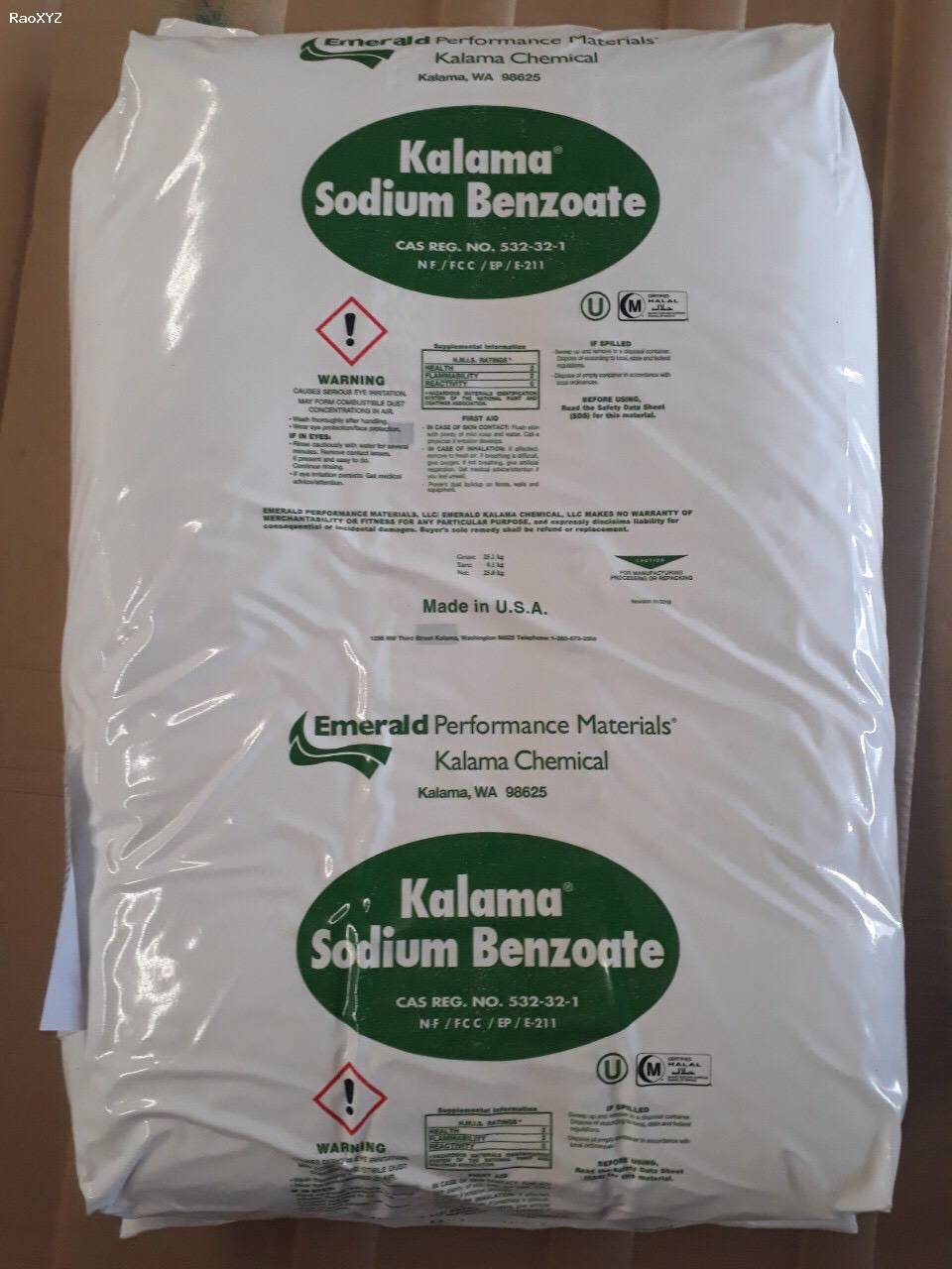 Chất bảo quản, chống mốc Sodium Benzoate E211 - Mỹ, Trung Quốc, Estonia (mốc Mỹ, mốc cam giấy)