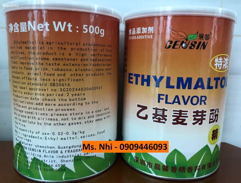 Chất kích hương, phụ gia lưu hương thực phẩm - Ethyl Maltol (Ethylmaltol Flavor)
