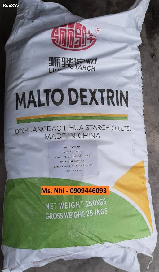 Chất tạo ngọt: đường Maltodextrin