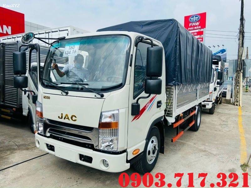 Phú Mẫn Bình Phương bán xe tải Jac N350S - 3T5 động cơ Cummins giá tốt