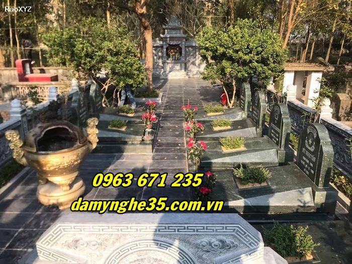 15 Mẫu mộ tam cấp bằng đá bán tại Bắc Giang