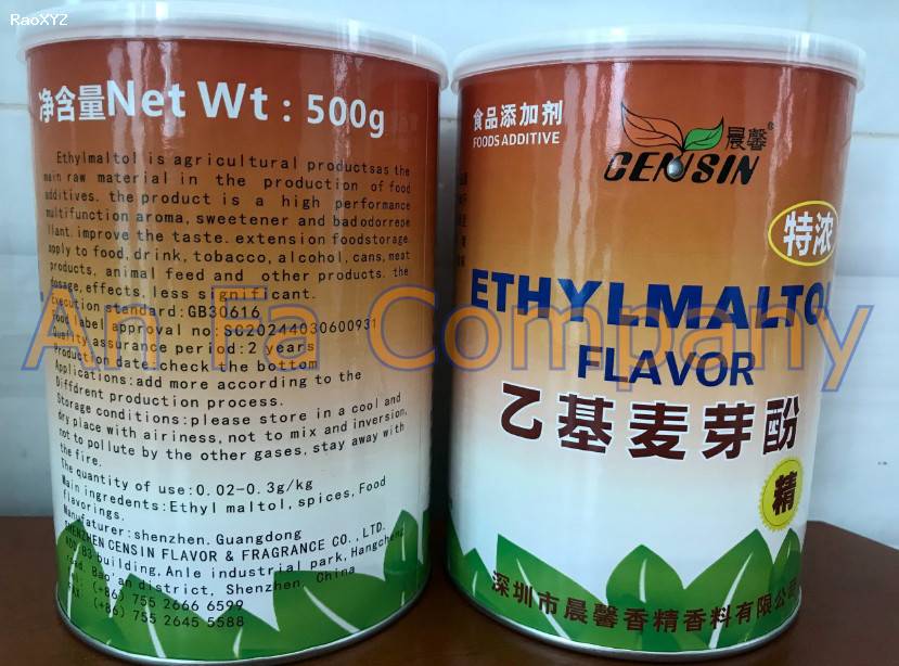 Chất lưu hương lon nhỏ Ethyl maltol (Ethylmaltol) - Chất kích hương thực phẩm