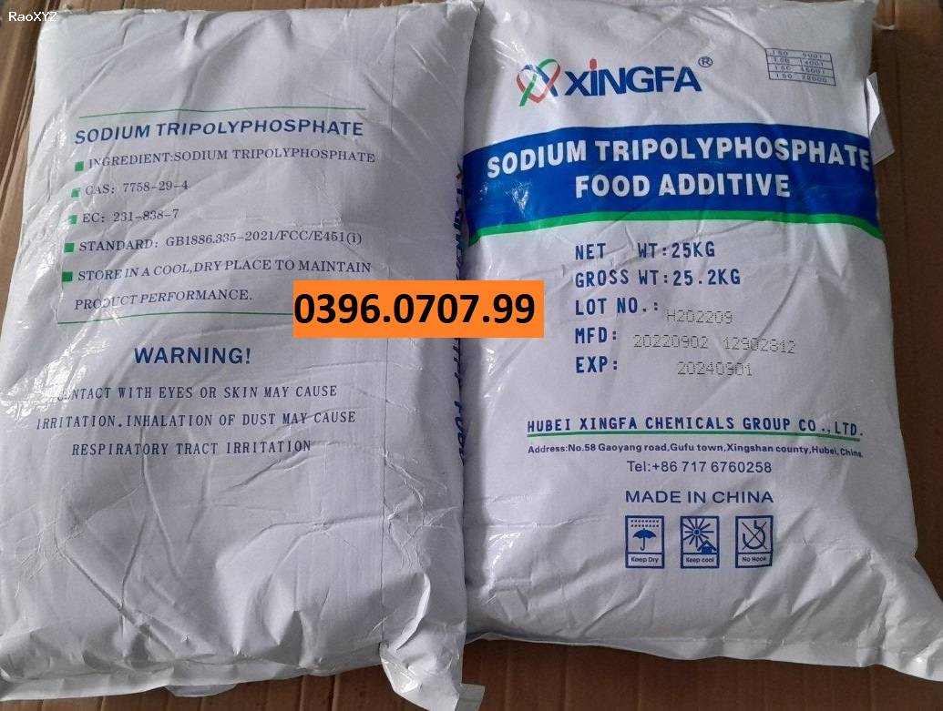 Phụ gia thực phẩm Sodium Tripolyphosphate (STPP, E451) - Xingfa China