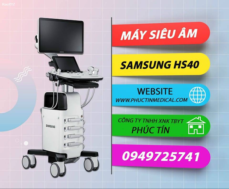 Máy siêu âm HS40 giá mềm, dễ dàng đầu tư cho phòng khám