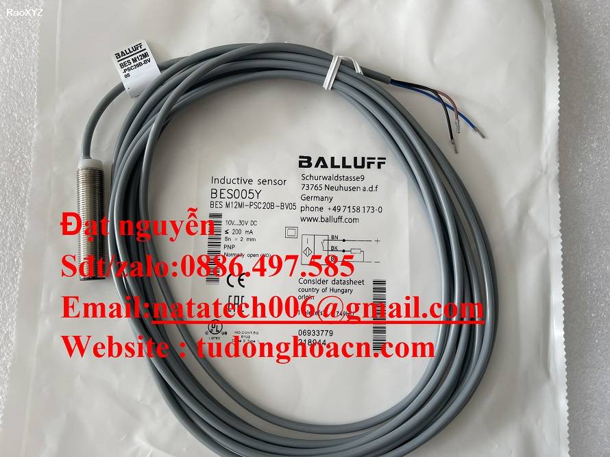 BES005Y bộ cảm biến chính hãng Balluff bảo hành 1 năm - Công ty Natatech