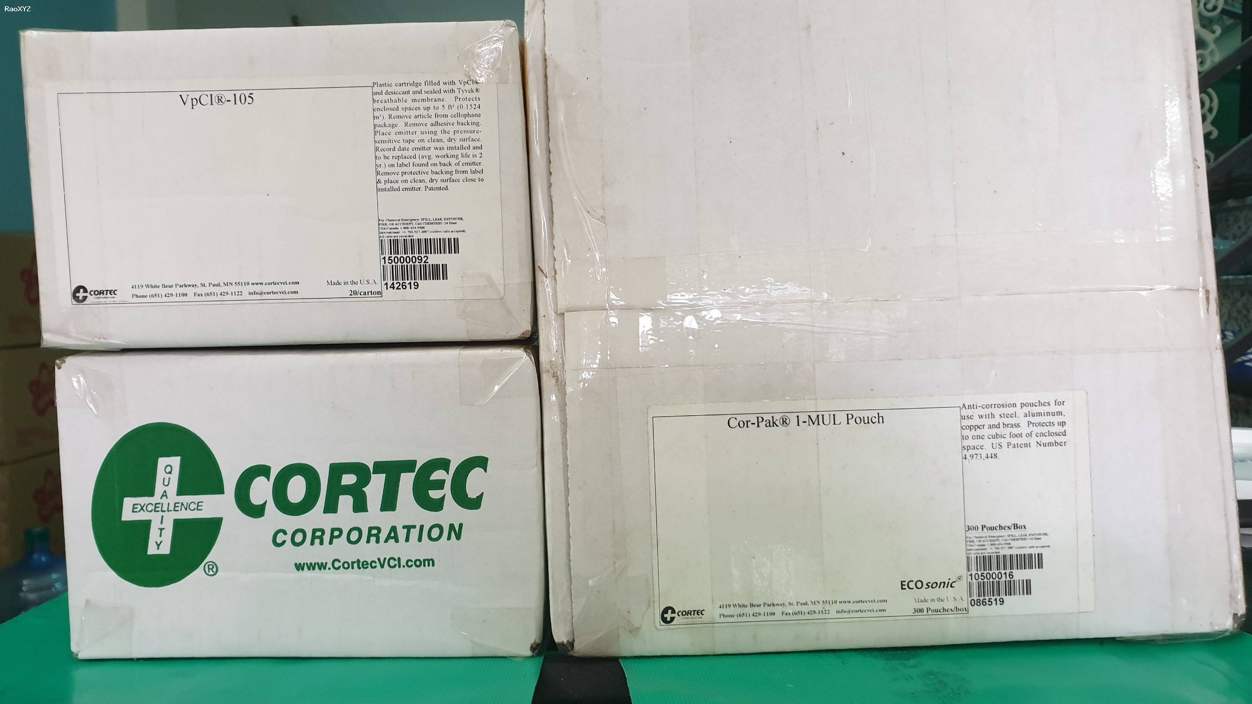 Cor-Pak 1-Mul - Bột Chống Gỉ Sét VCI POUCH dạng Gói Chính hãng Cortec | Greenmate