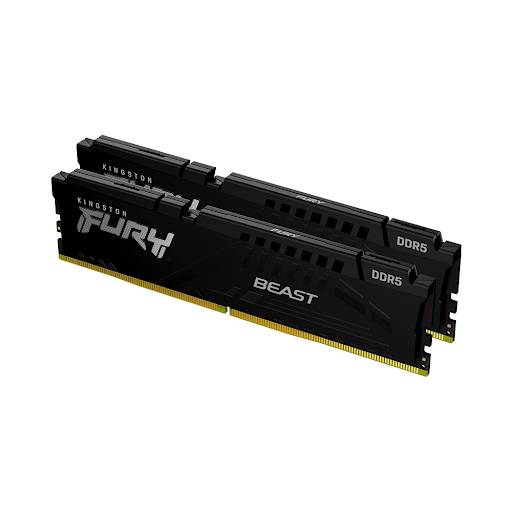 RAM desktop KINGSTON FURY Beast Black 32GB (2x16GB) DDR5 4800MHz (2 x 16GB) DDR5 4800MHz (KF548C38BBK2-32)