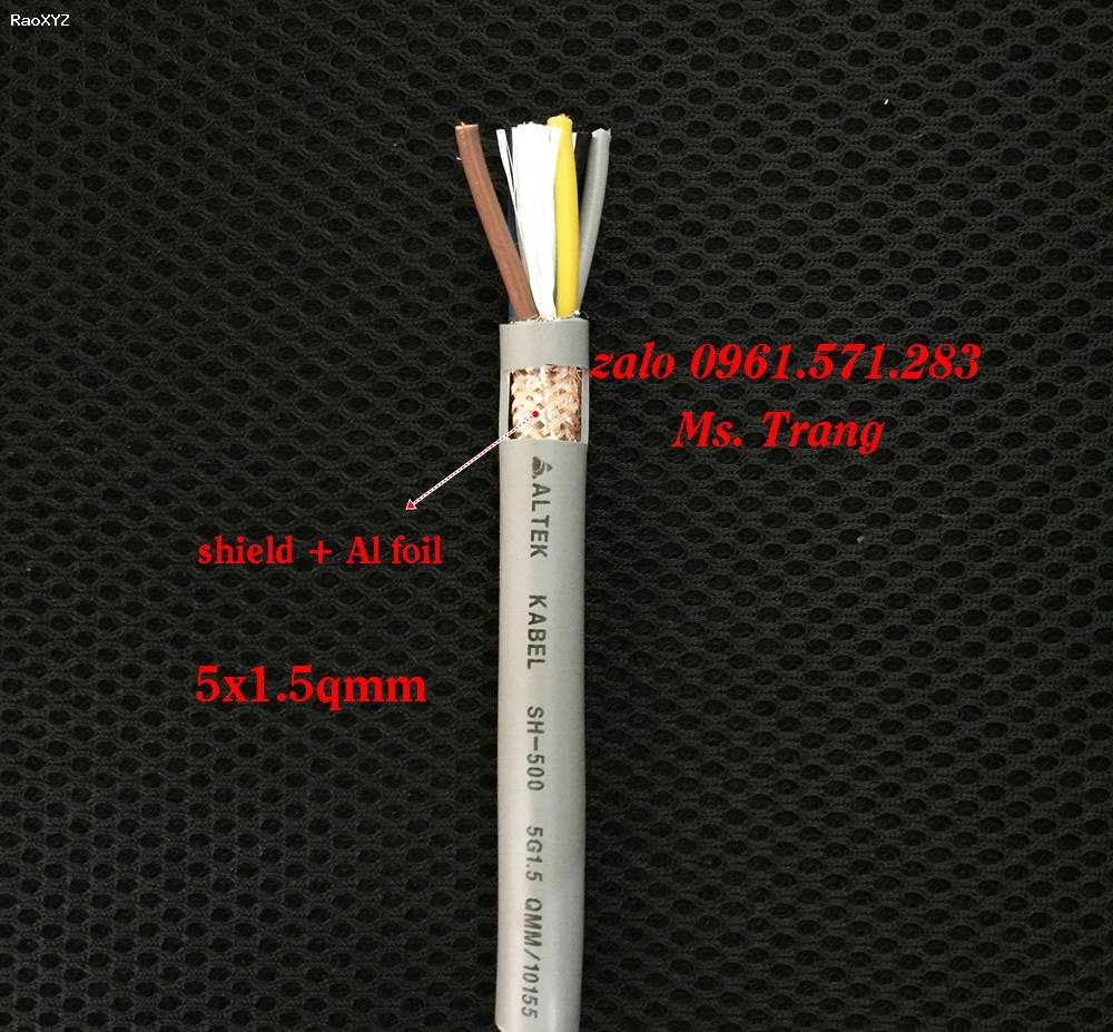 Dây cáp tín hiệu 5x1.5 chống nhiễu SH 10155 5g1.5qmm