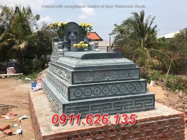 15590 Kom tum^ mộ không mái đá cao cấp đẹp bán