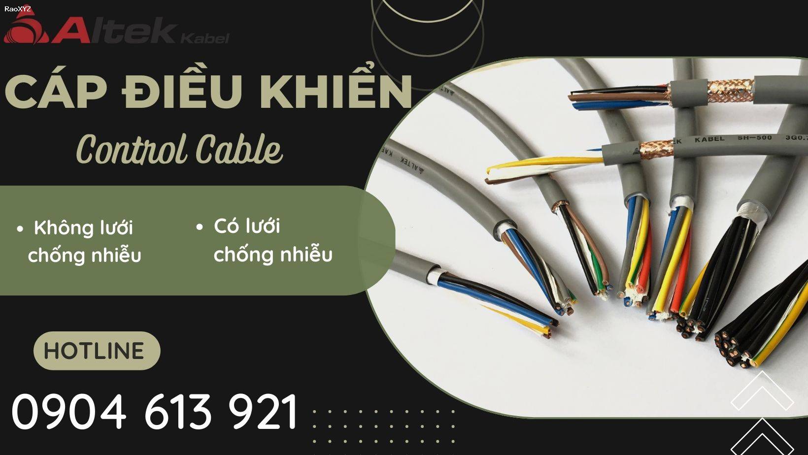 Cáp điều khiển Altek kabel tiêu chuẩn châu Âu