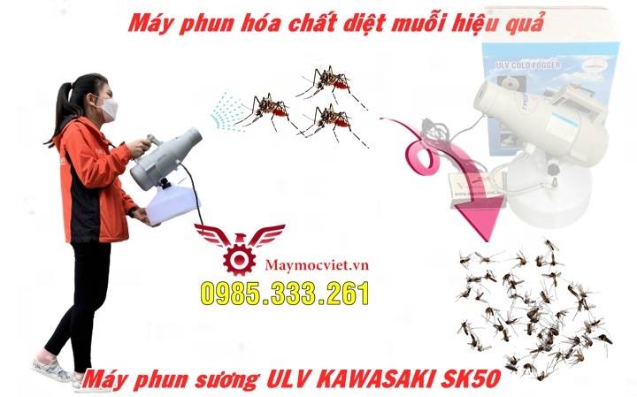 Máy phun thuốc diệt muỗi không ướt đồ vật trong nhà ULV KAWASAKI KS50