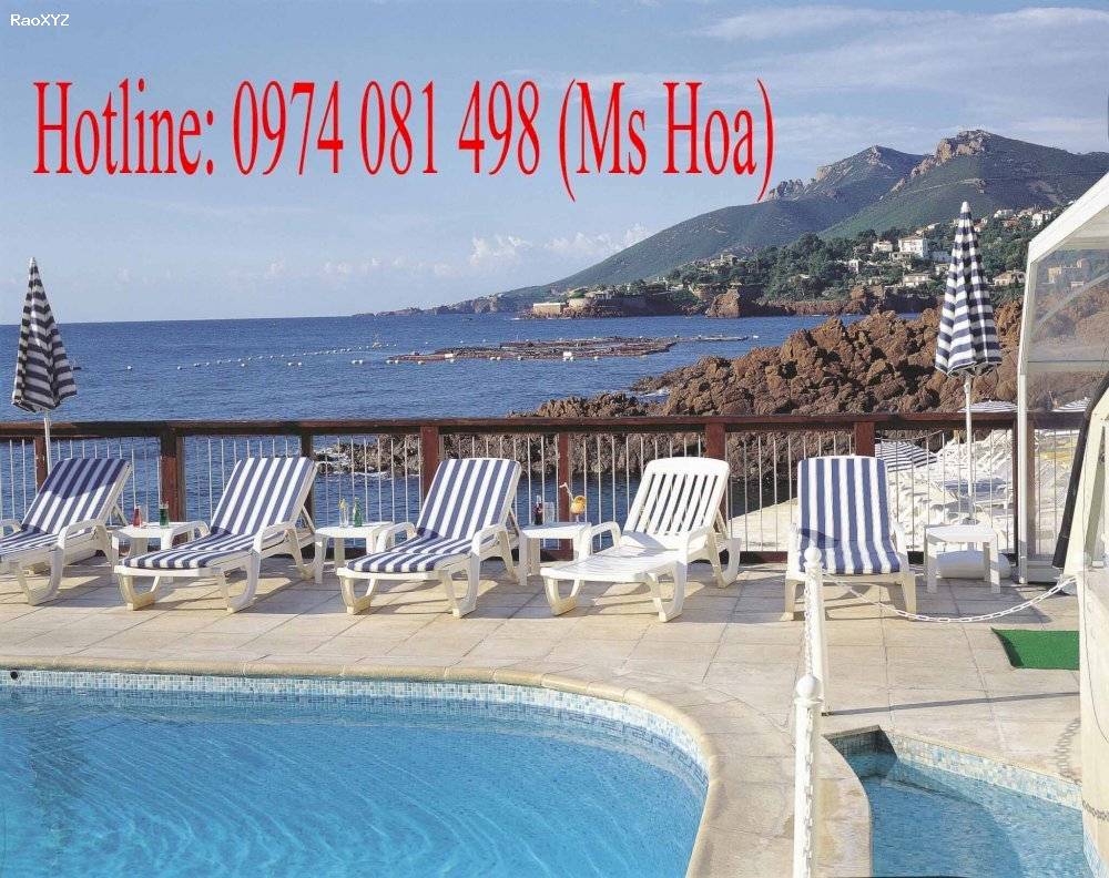 Ghế tắm nắng cung cấp cho dự án khách sạn resort