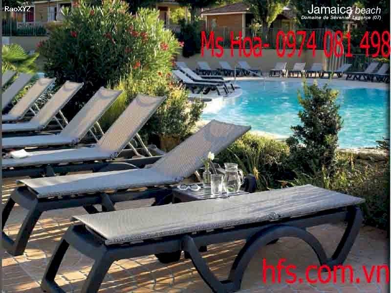 Ghế tắm nắng cung cấp cho dự án khách sạn resort