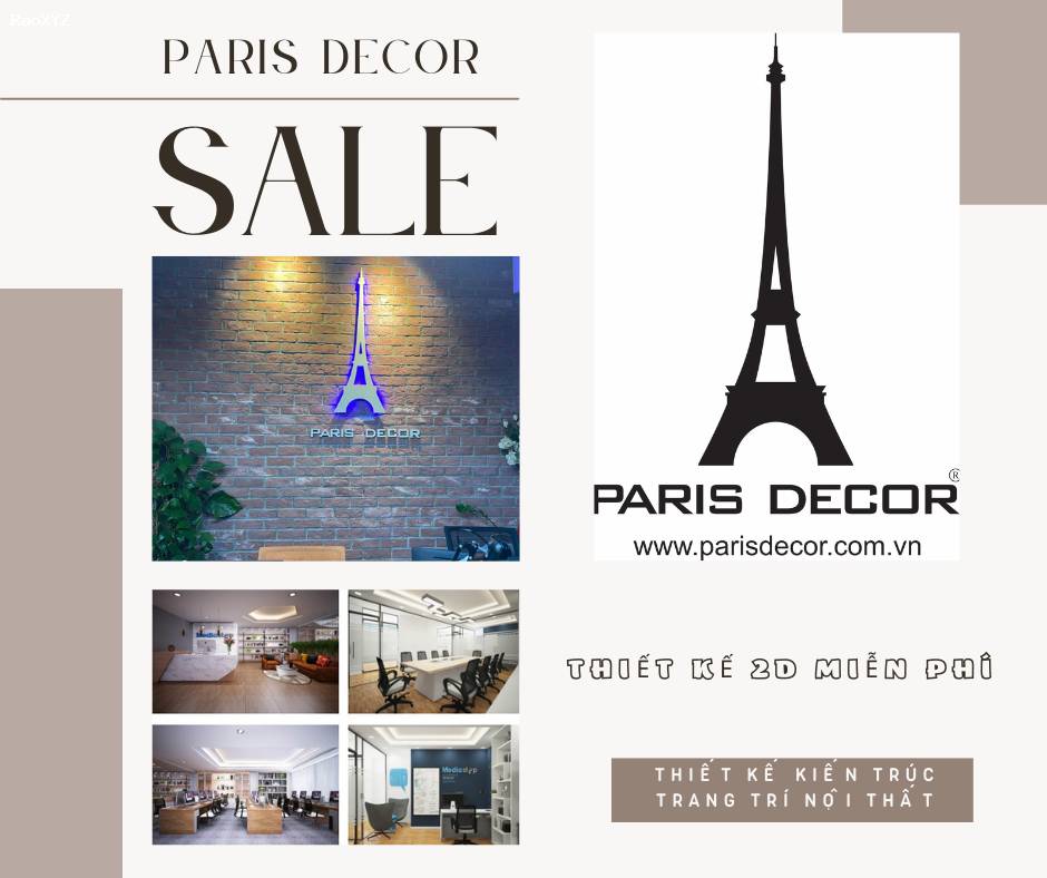 Paris Decor chuyên về tư vấn thiết kế, nội thất và thi công văn phòng văn phòng