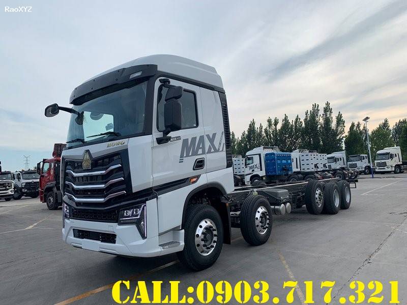 Bán xe tải Howo Max 5 chân tải 21 tấn thùng dài 9m7 nhập khẩu 2023