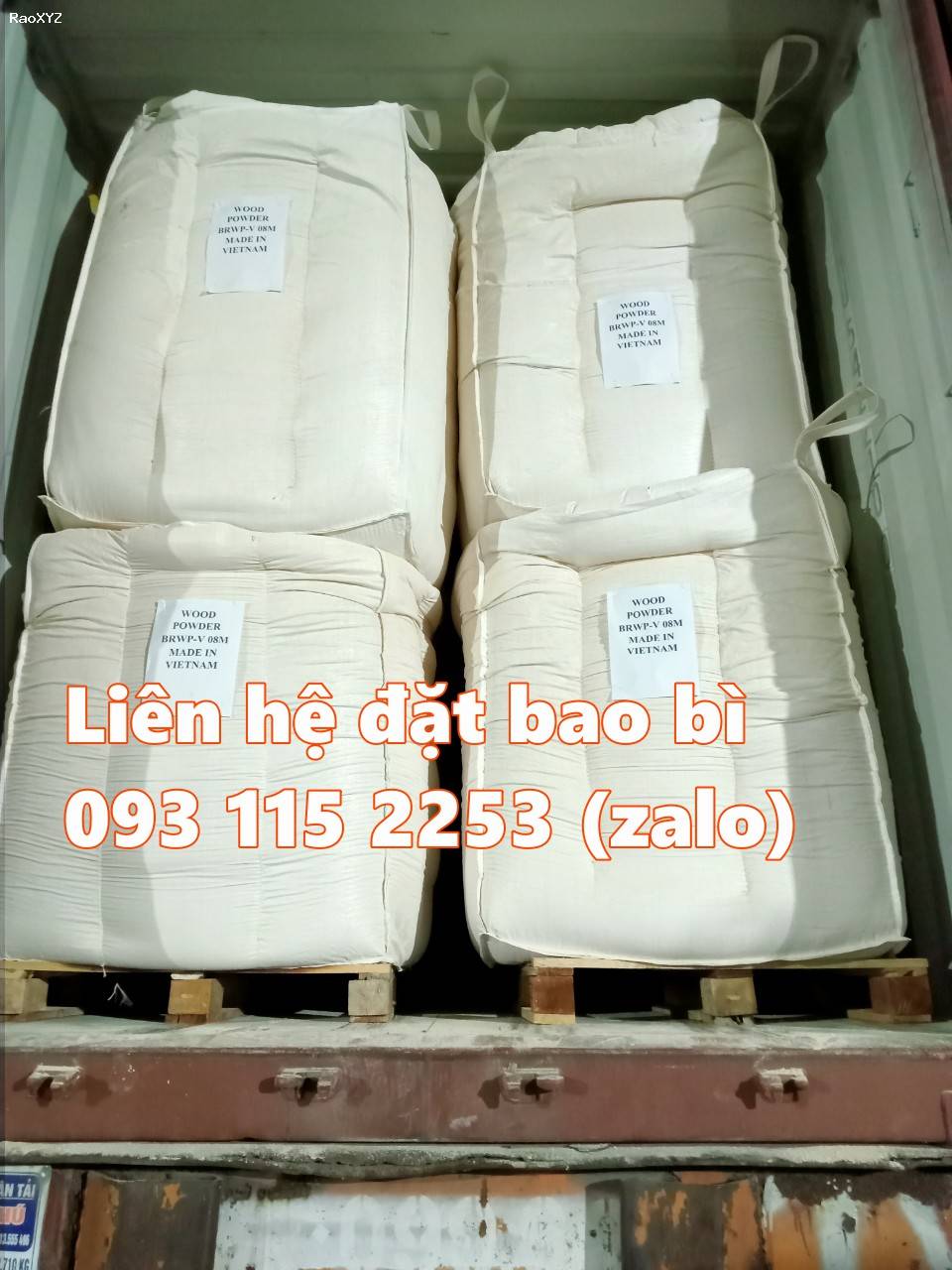 Bao jumbo, bao tải cẩu 1 tấn dự trữ kho lúa gạo, xuất khẩu hàng hóa tải trọng lớn