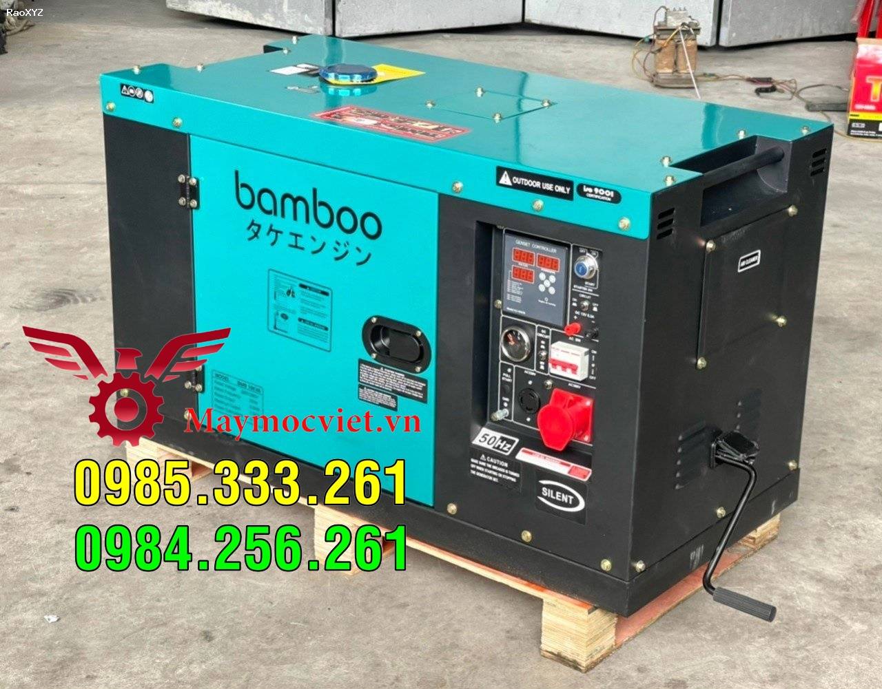Máy phát điện dùng cho gia đình chạy dầu 6KW Bamboo 7800ET