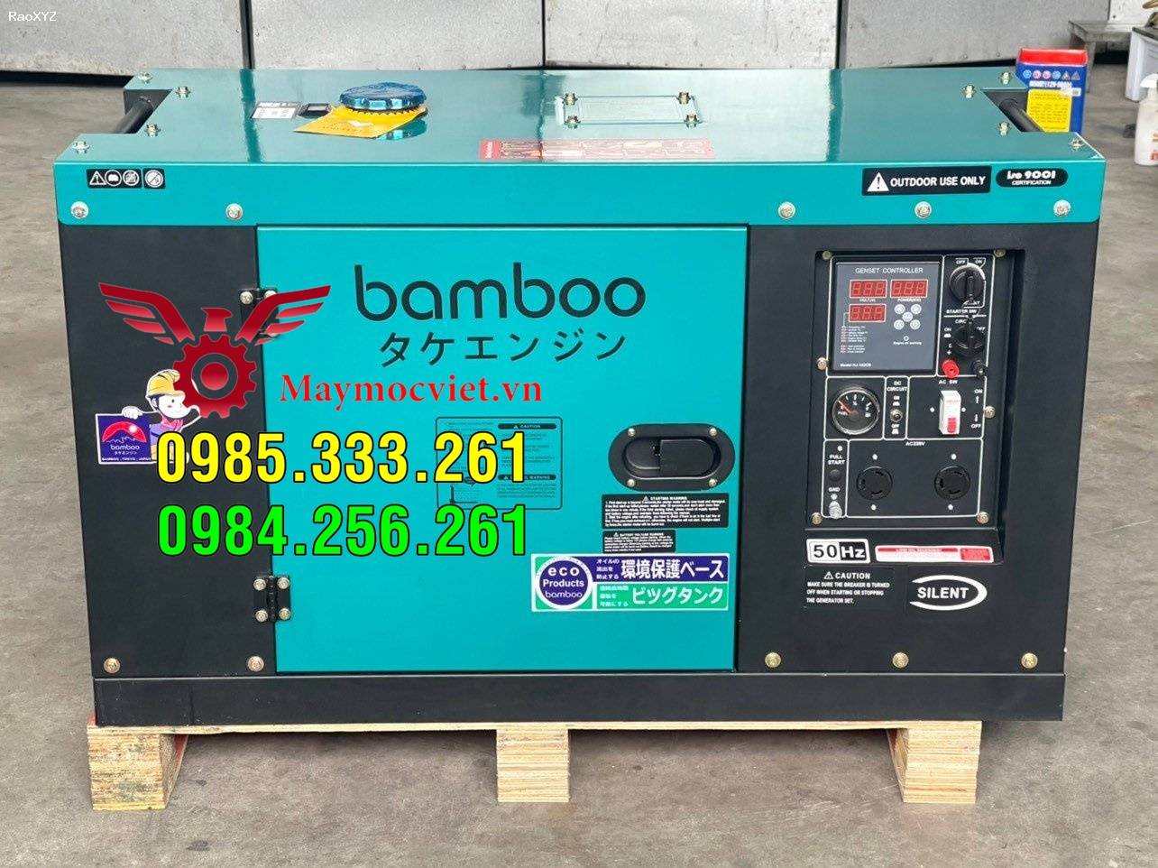 Máy phát điện dùng cho gia đình chạy dầu 6KW Bamboo 7800ET