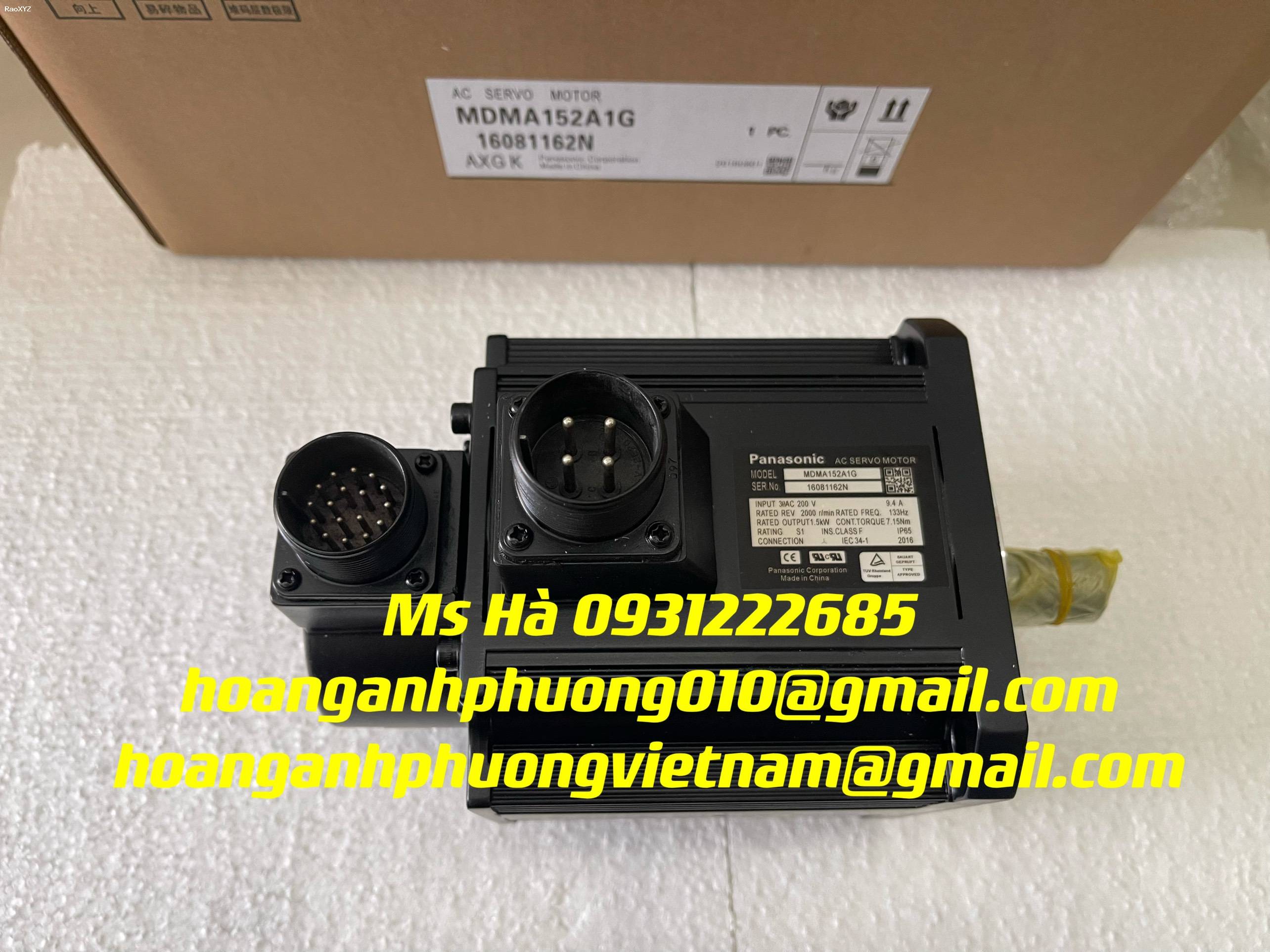 Panasonic MDMA152A1G | servo | bảo hành toàn quốc