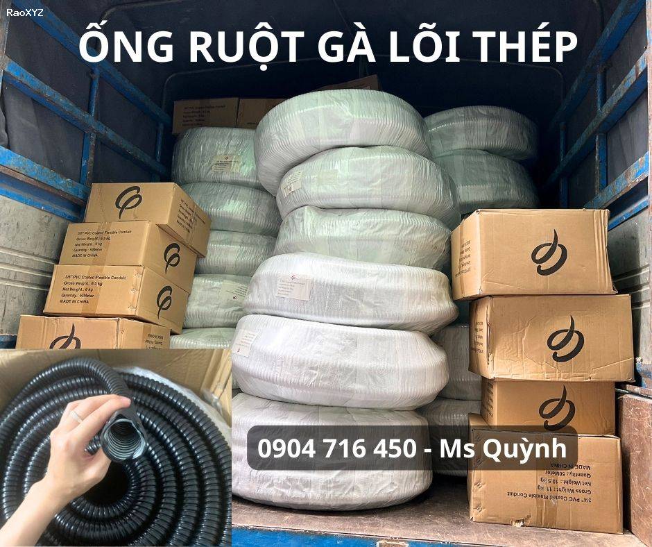 Ống sun sắt lõi thép bọc nhựa PVC Hà Nội, Sài Gòn, Đà Nẵng