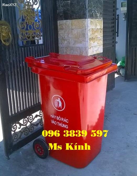 Sản xuất thùng rác nhựa composite 240 lít bền, chống cháy - 096 3839 597 Ms Kính