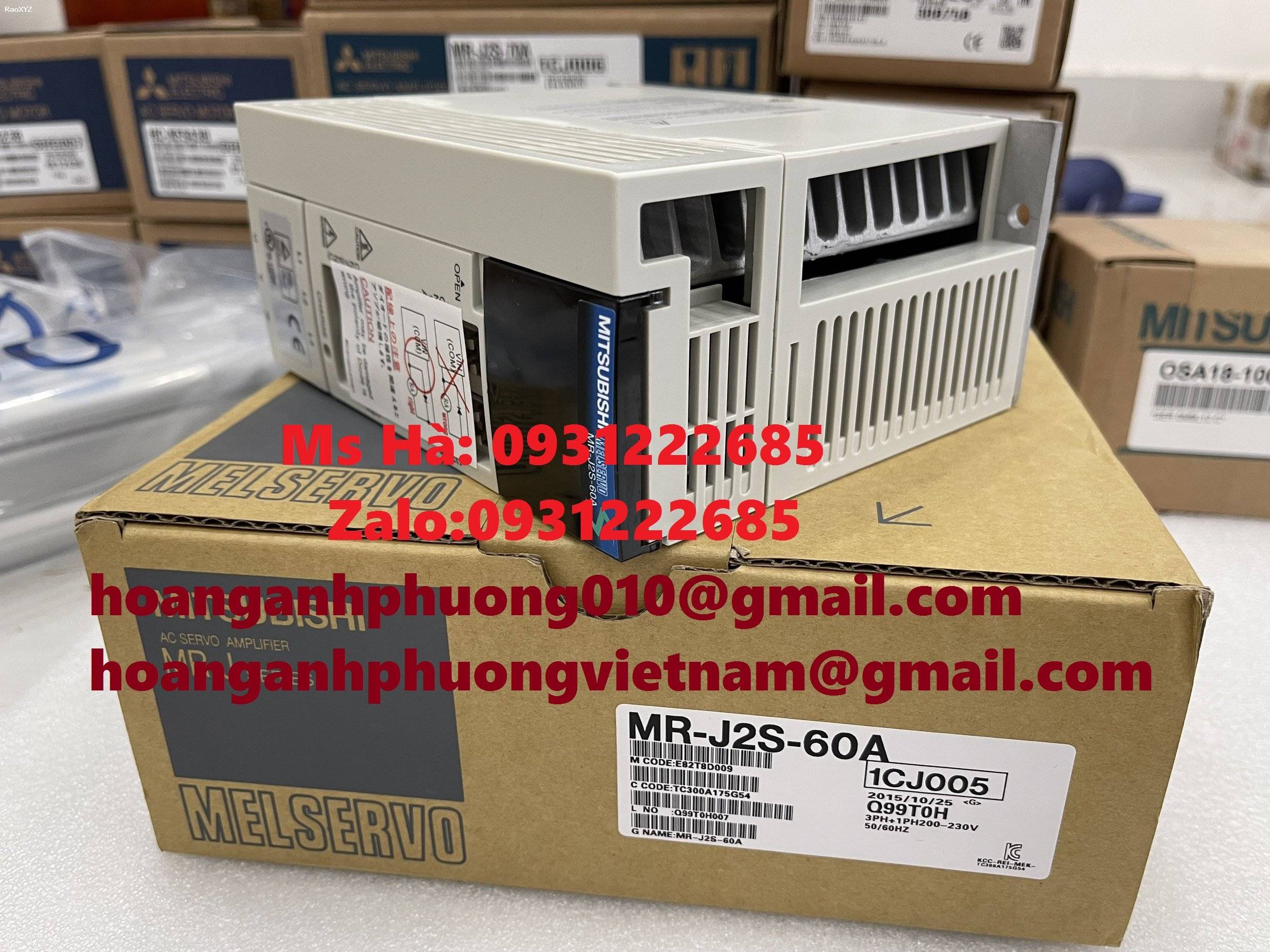 Amplifier MR-J2S-60A MITSUBISHI 600W giá tốt