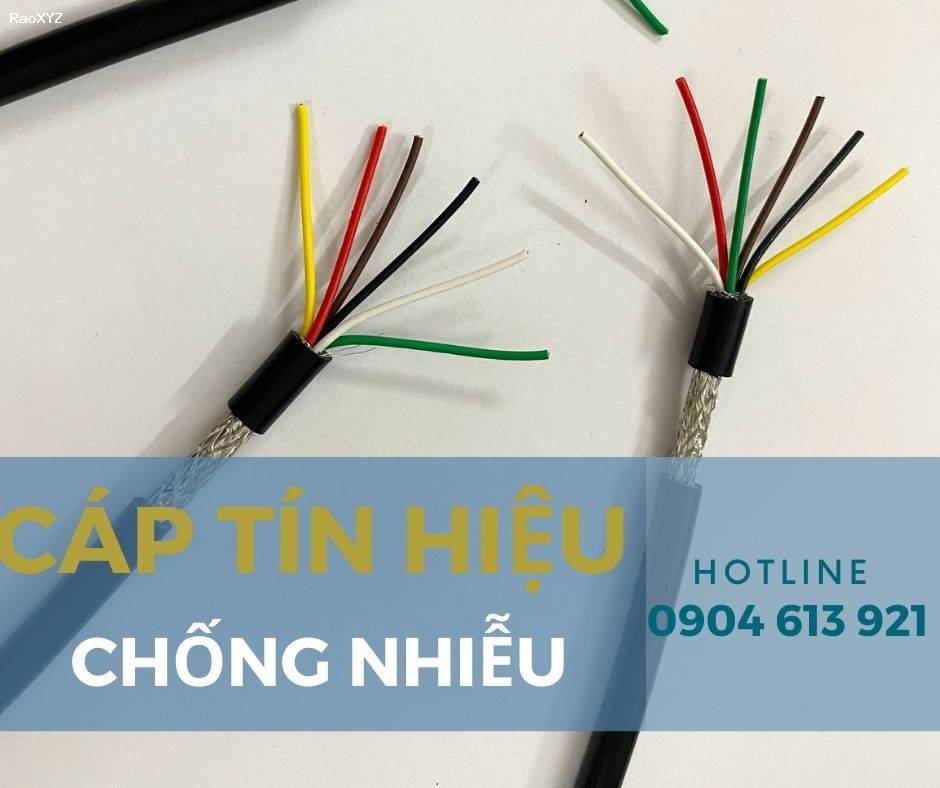 Cáp tín hiệu chống nhiễu 0.22mm 2/4/6/8 lõi