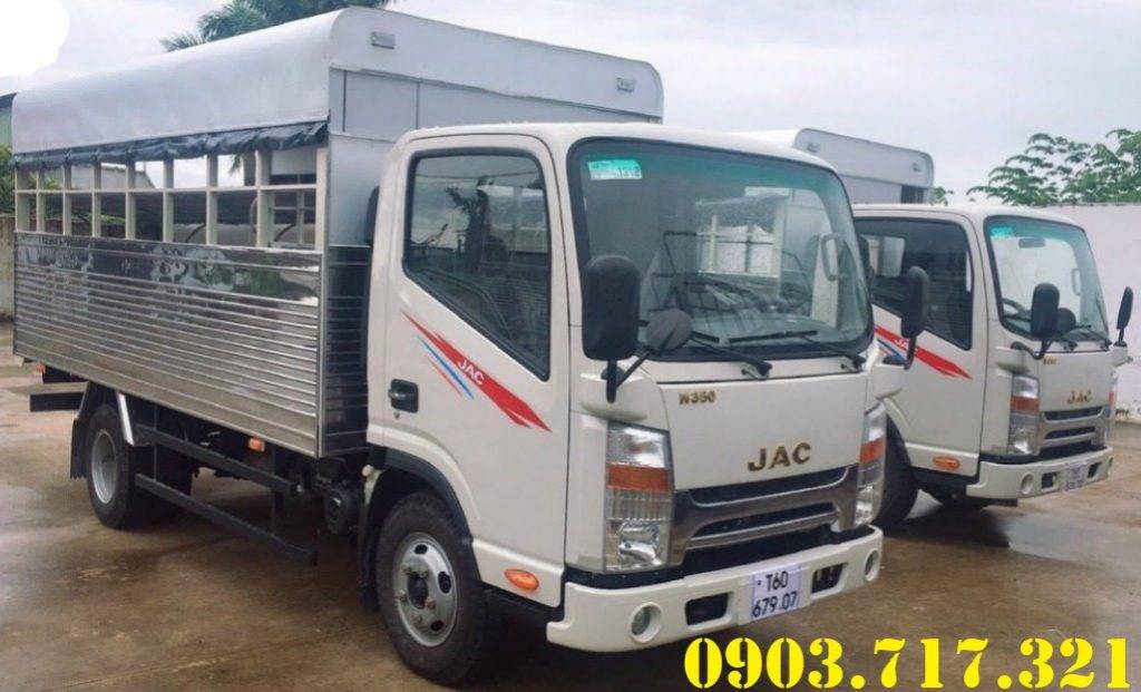 Bán xe tải tập lái Jac N350SĐTLX động cơ Cummins bảo hành 5 năm