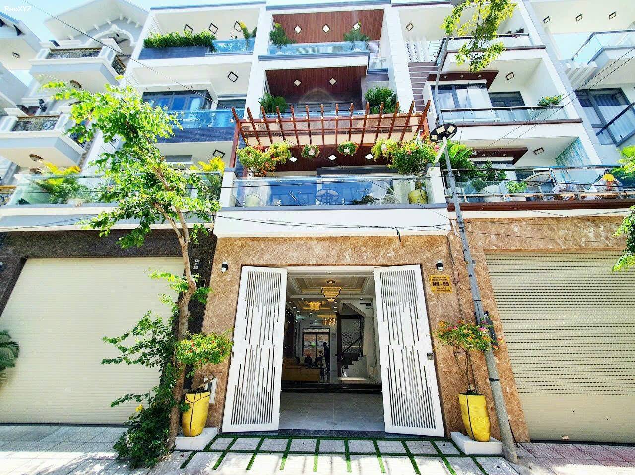 Bán nhà 4 tầng đường nhựa 8m - Khu dân cư Green Riverside, Huỳnh Tấn Phát