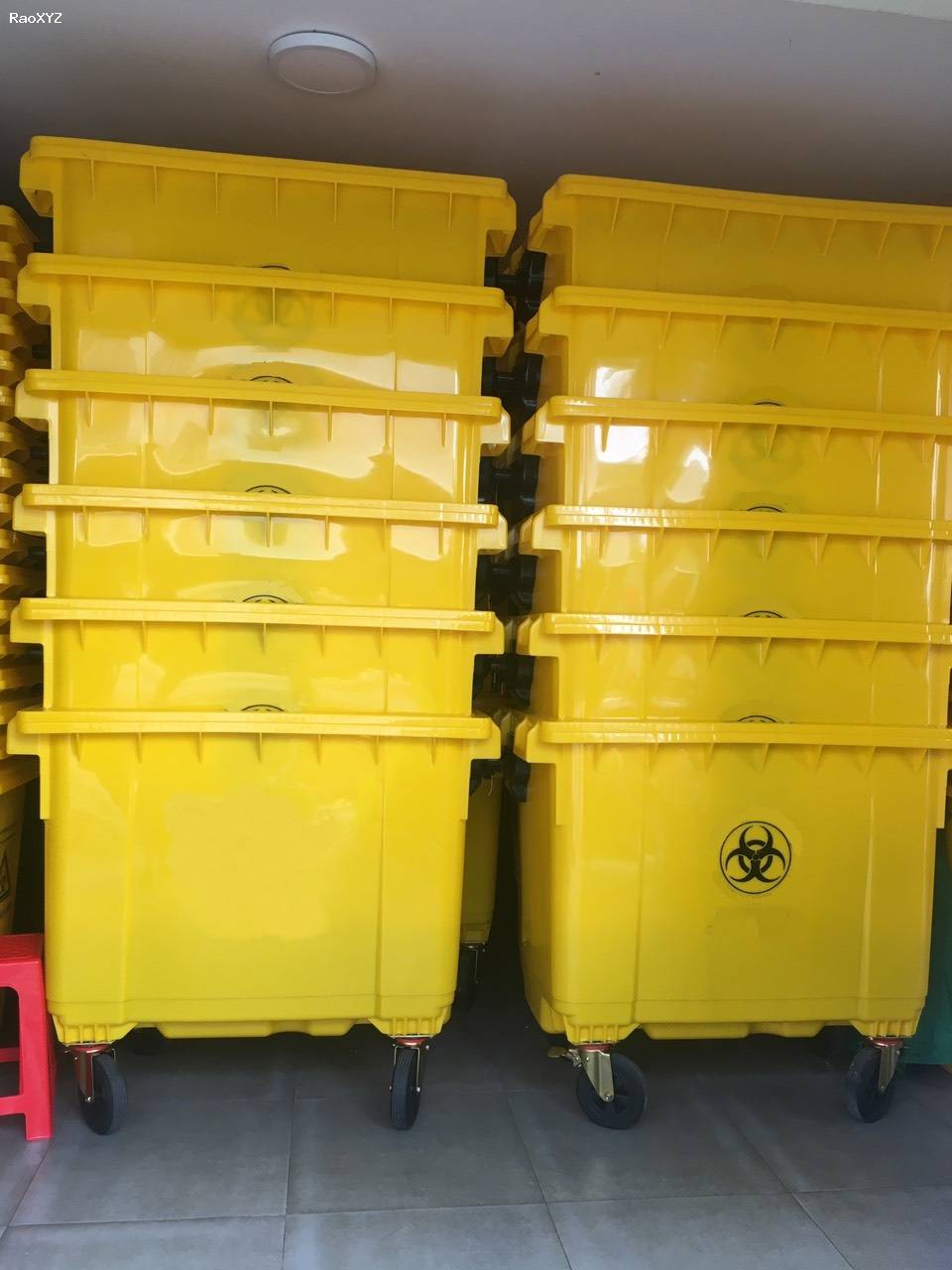 Combo thùng rác 660L và thùng đá thái lan 300L siêu hot tại Gò Vấp