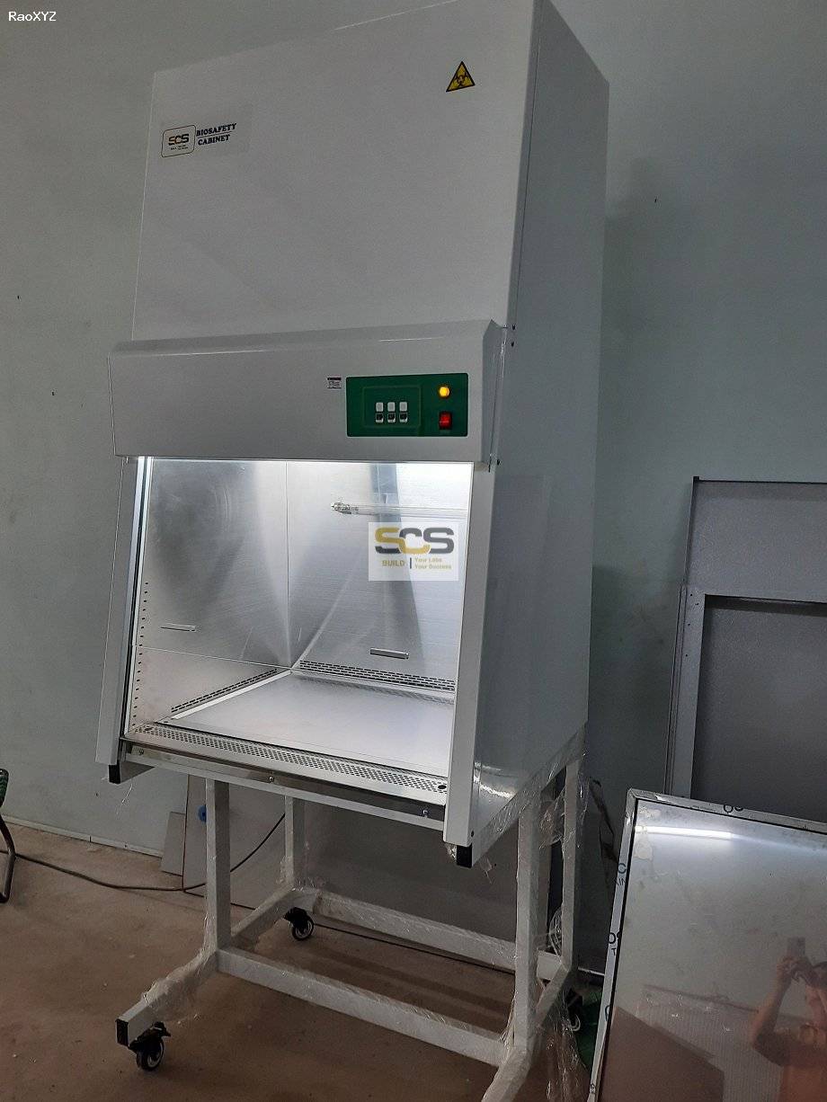 Tủ an toàn sinh học 900mm , made in Việt Nam, chất liệu sắt sơn tĩnh điện