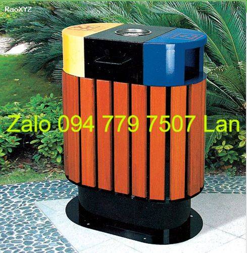 Cung cấp thùng rác giả gỗ dùng trong resort, nhà hàng, khu dân cư, trung tâm thương mại