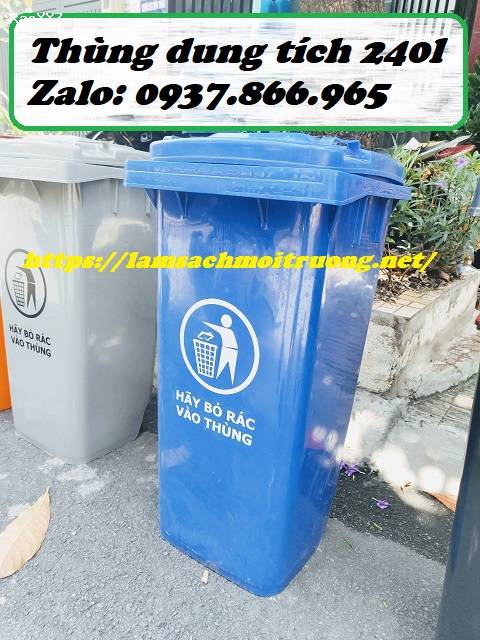 Thùng rác công cộng, thùng rác các loại, thùng rác tại khu dân cư, thùng rác 240l
