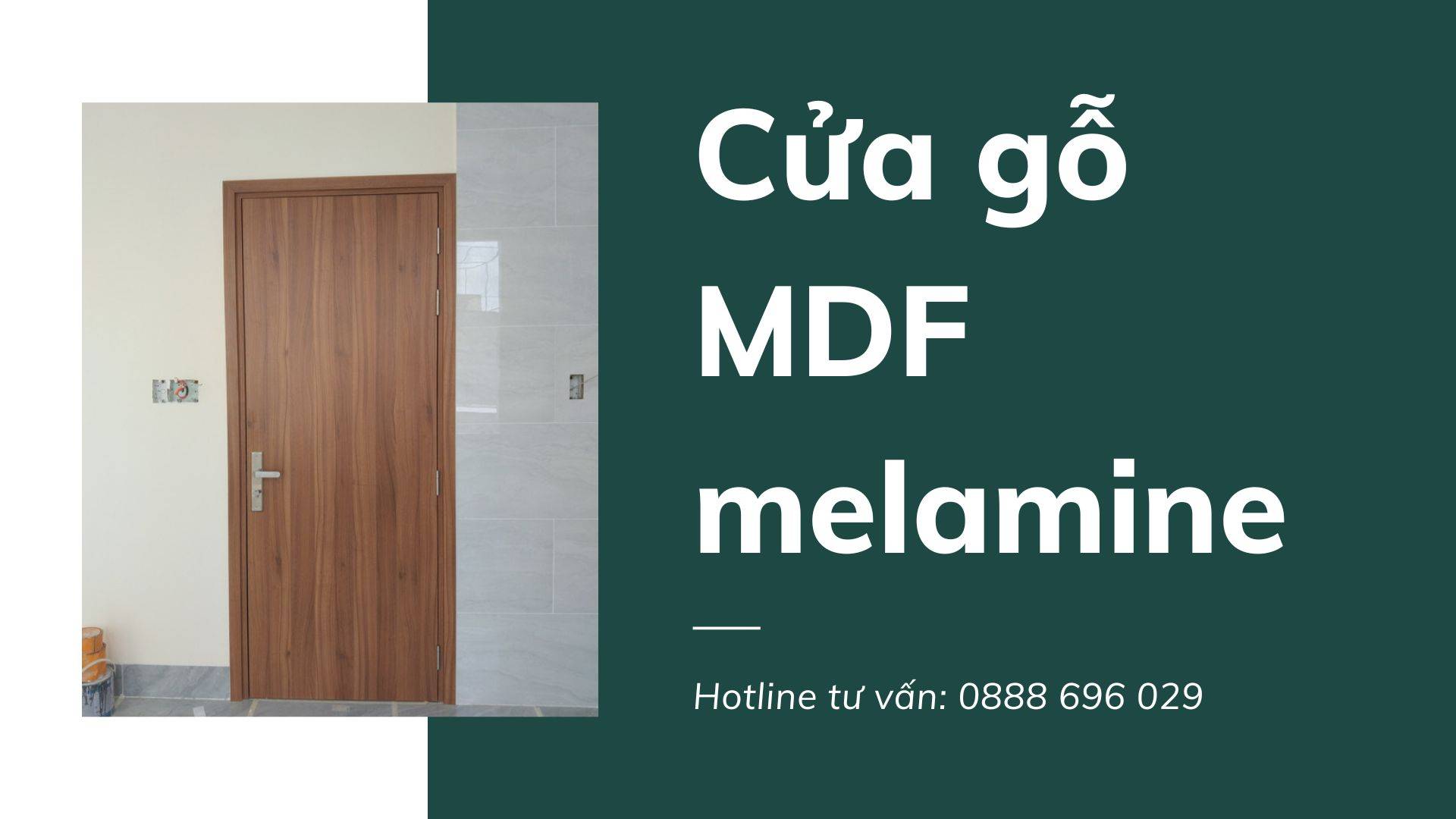 Cửa gỗ công nghiệp MDF melamine tại Bến Tre | An Cường