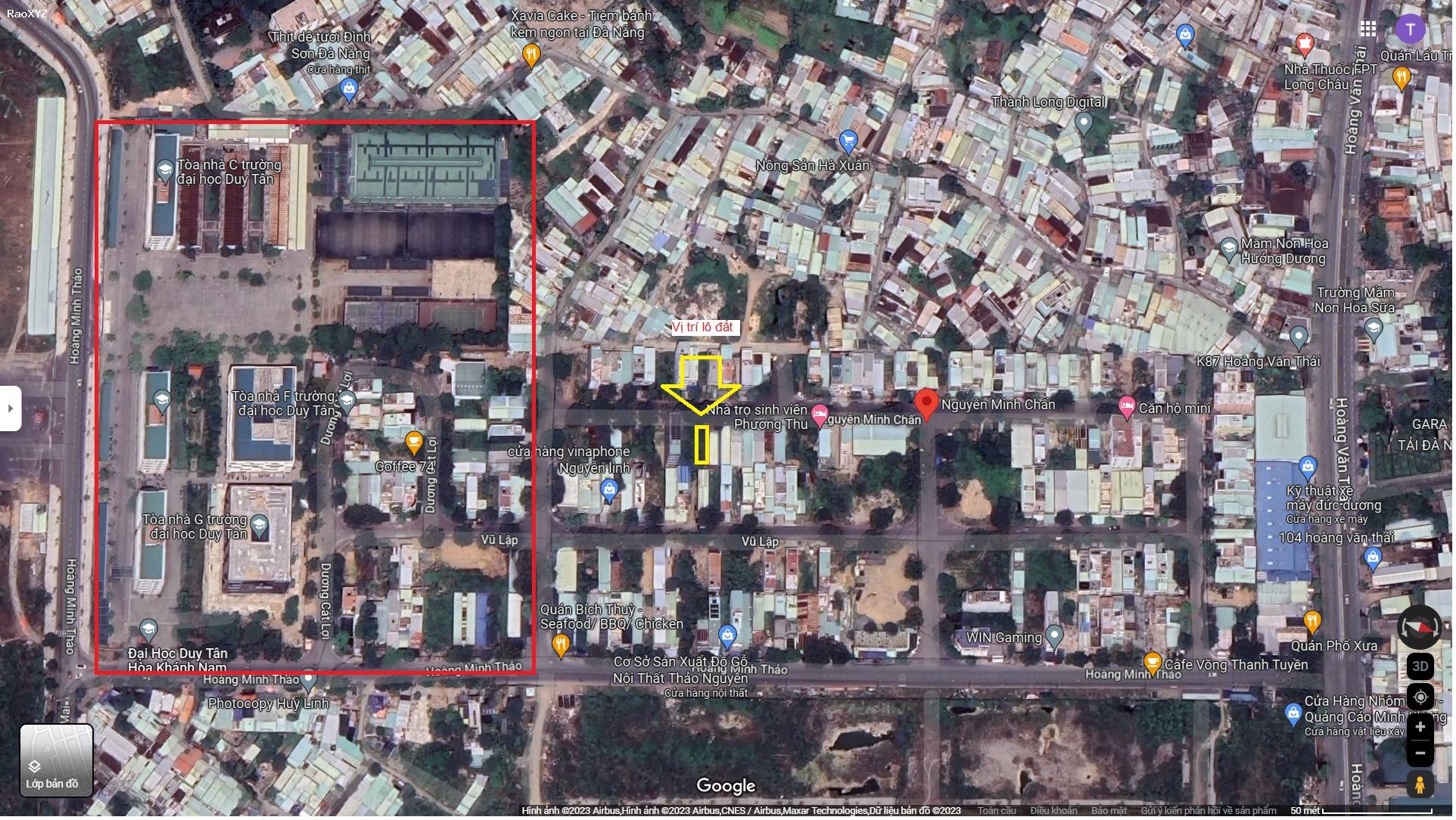 Bán đất đường Nguyễn Minh Chấn, sát Đại Học Duy Tân, Giá 2,5 tỷ